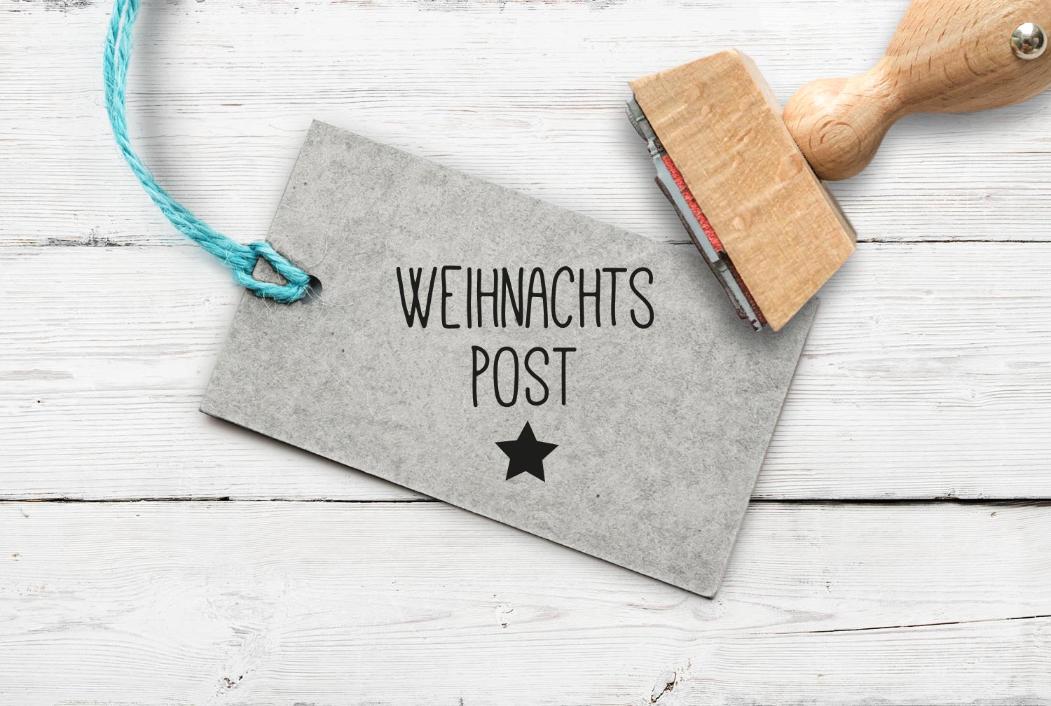 Stempel "Weihnachtspost", 45 mm