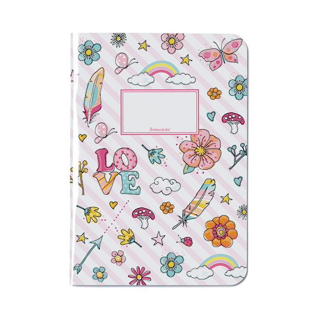krima&isa Notizheft A5 Flowerpower