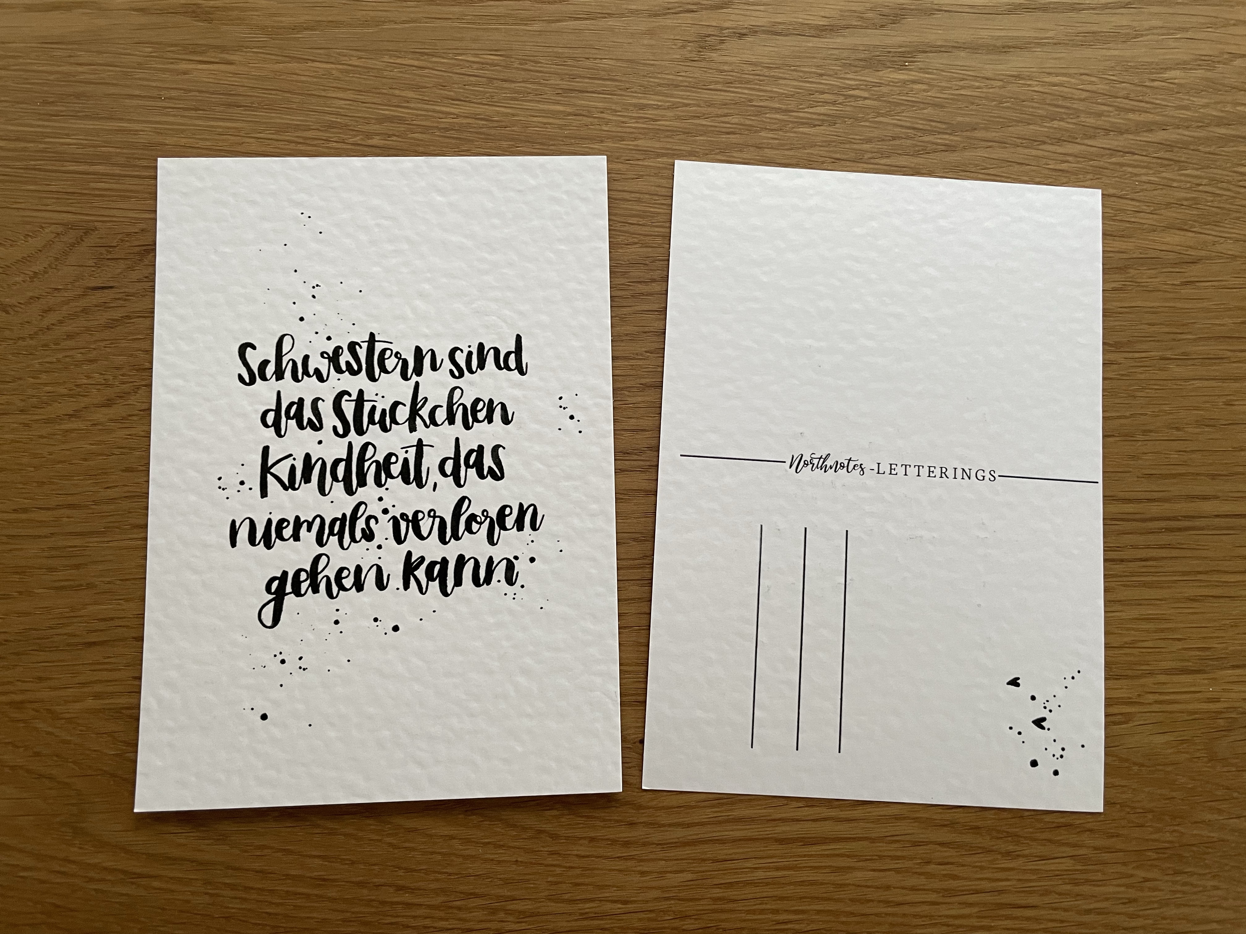 Postkarte "Schwestern"