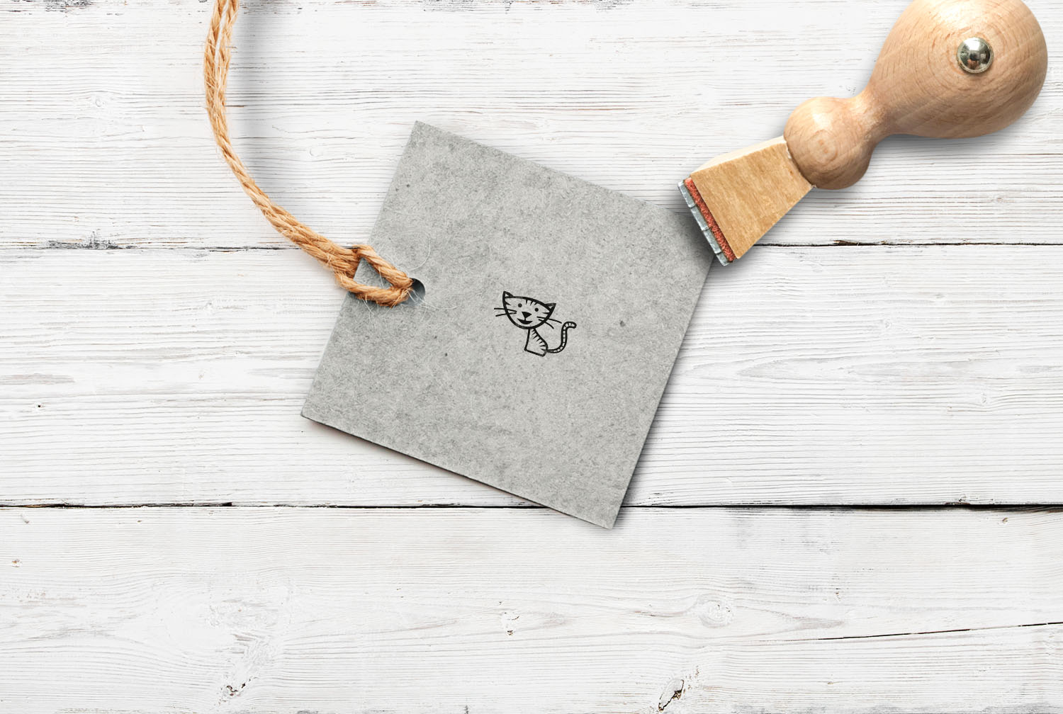 Stempel Katze, 12 mm