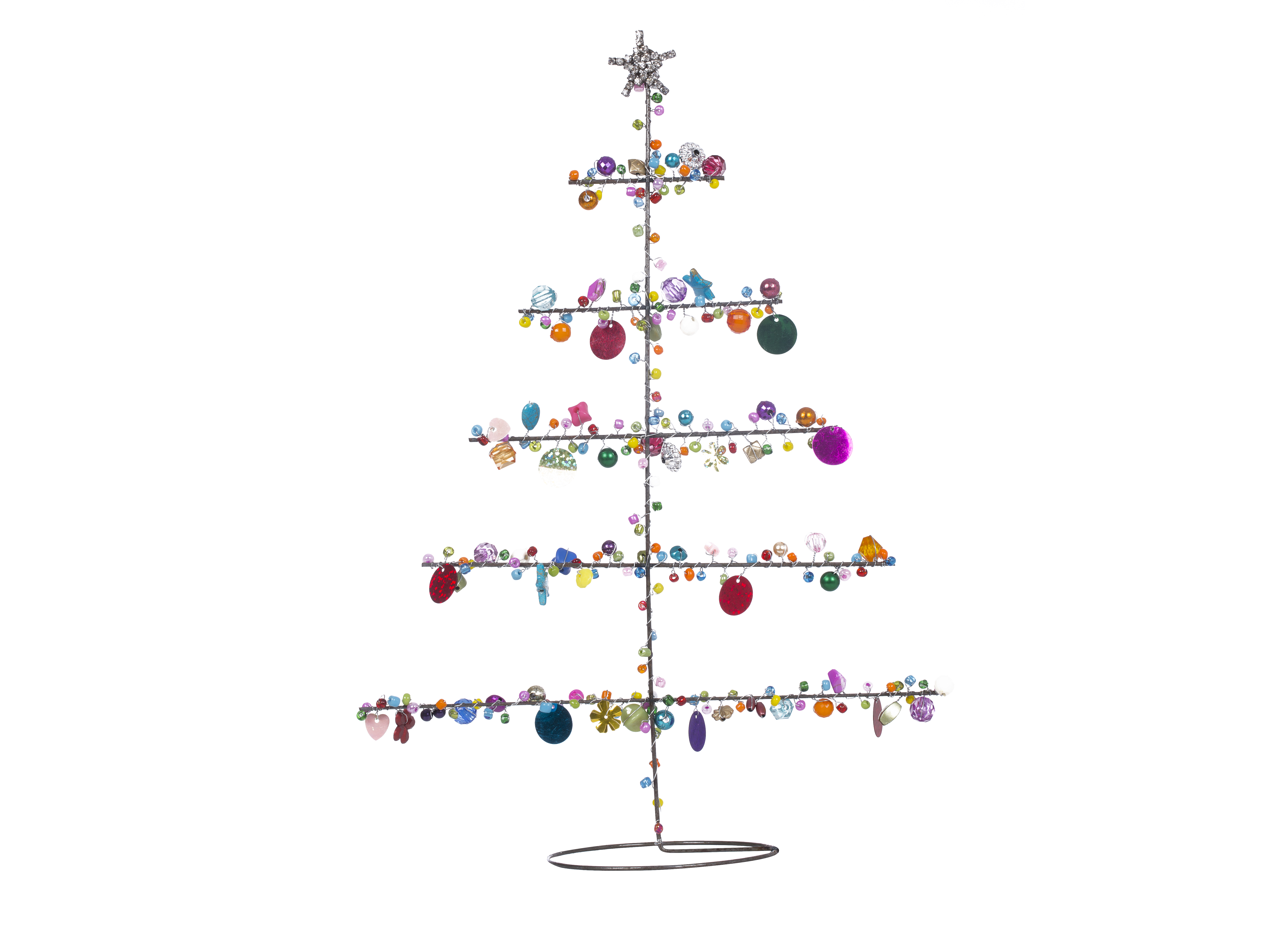 Tannenbaum mit Perlen
