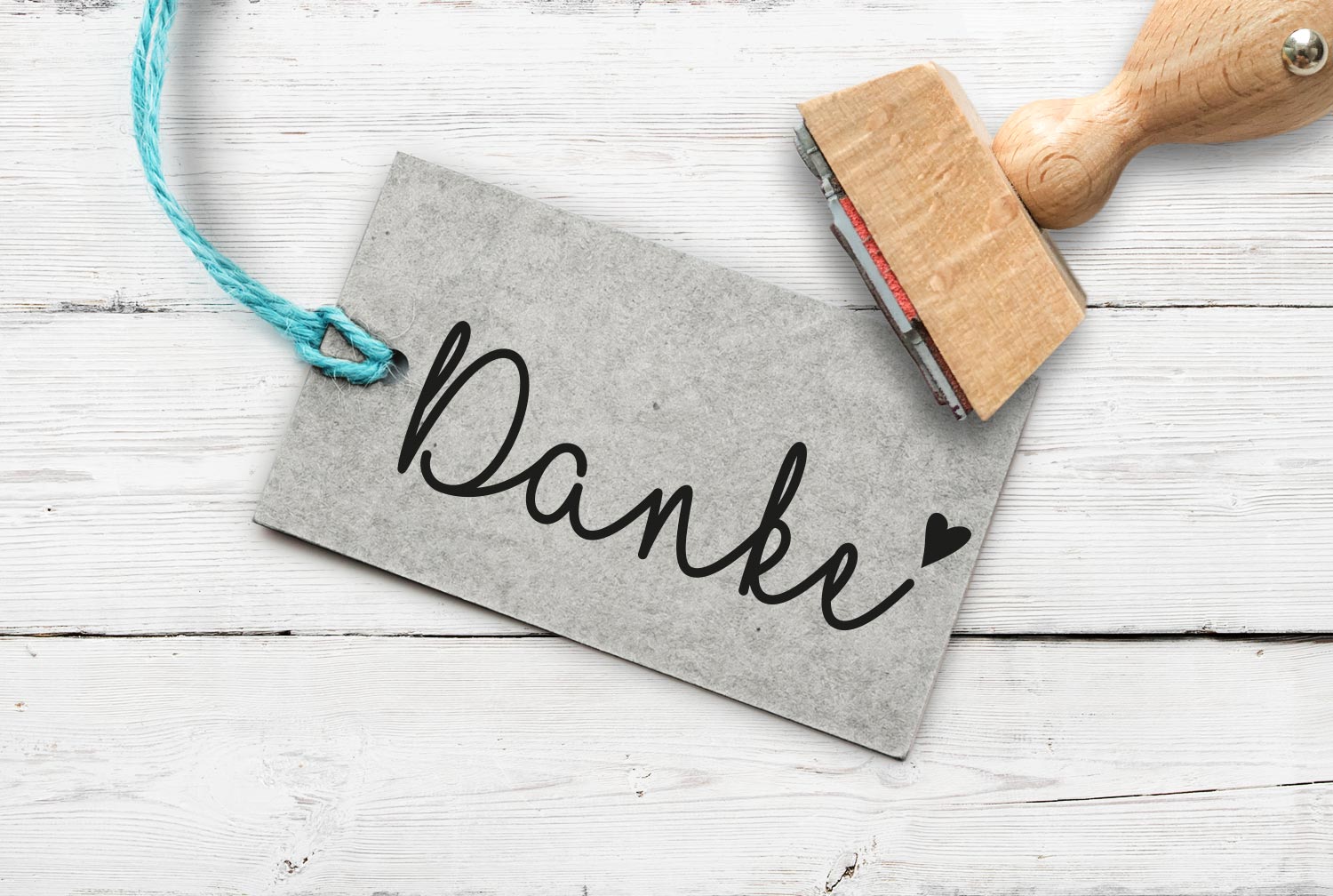 Stempel Danke, 90 mm