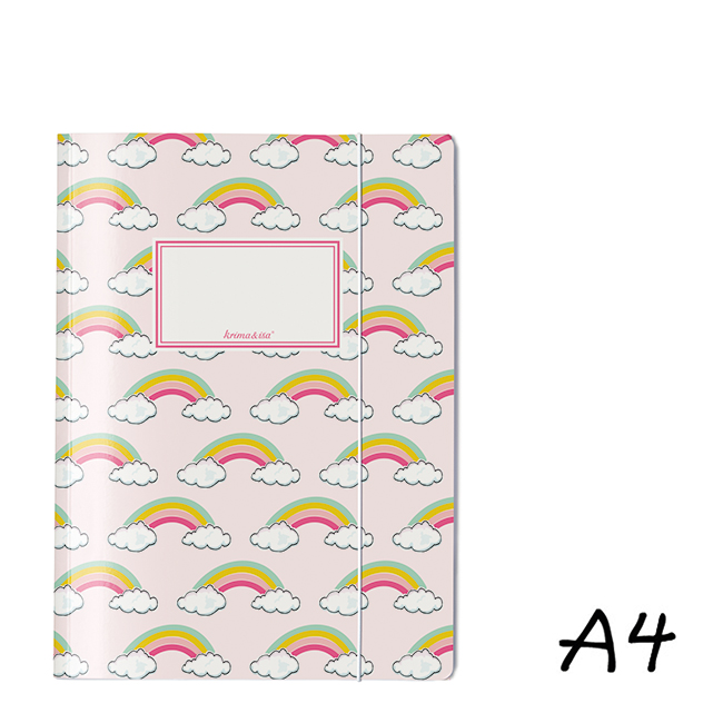 krima&isa Sammelmappe A4 Regenbogen