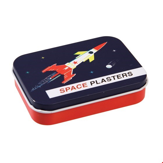 Pflaster in Metall-Box "Space Age", Weltall