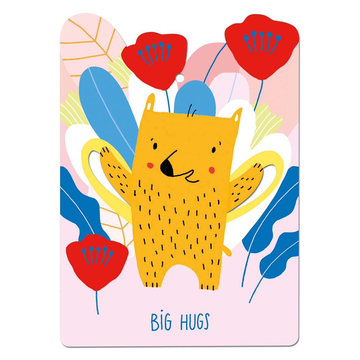 Postkarte "Big Hugs" (Pop Out)