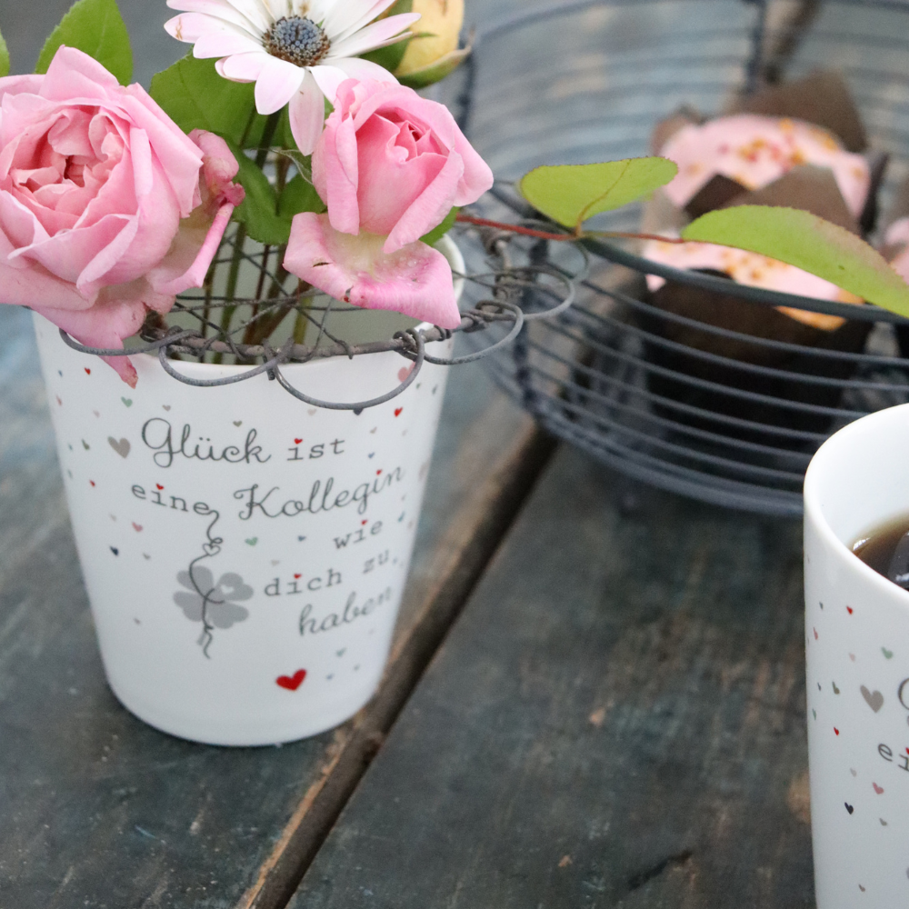 Tasse "Glück ist eine Kollegin wie dich zu haben"