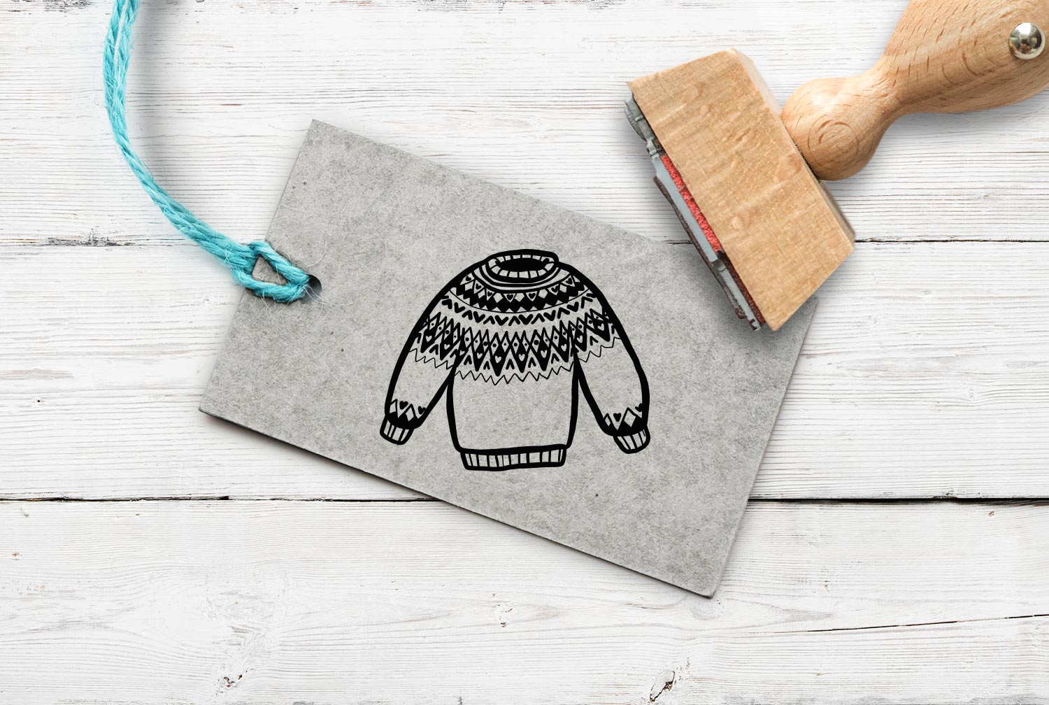 Stempel Norwegerpullover, 35 mm