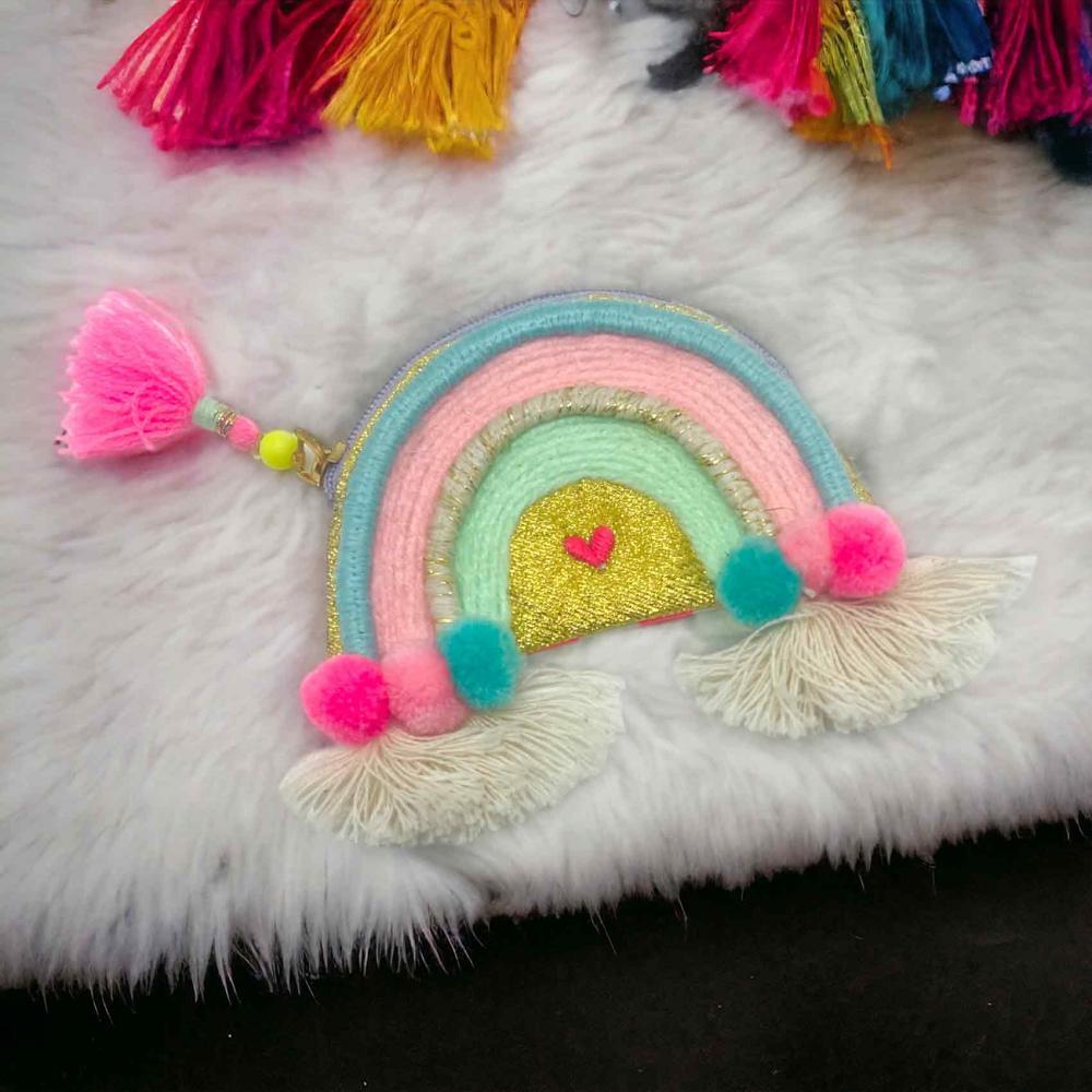 Täschchen/Geldbeutel Regenbogen
