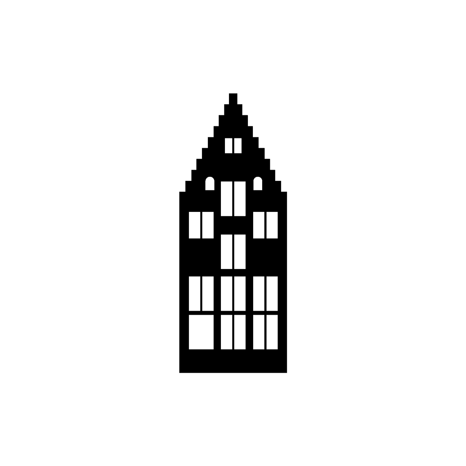 Abdruck Stempel Haus 1/2, 40 mm