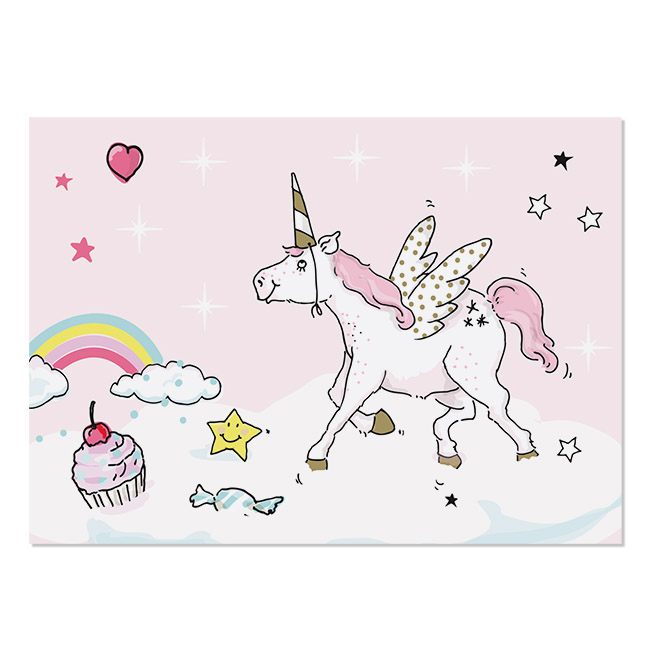 krima&isa Postkarte Einhorn