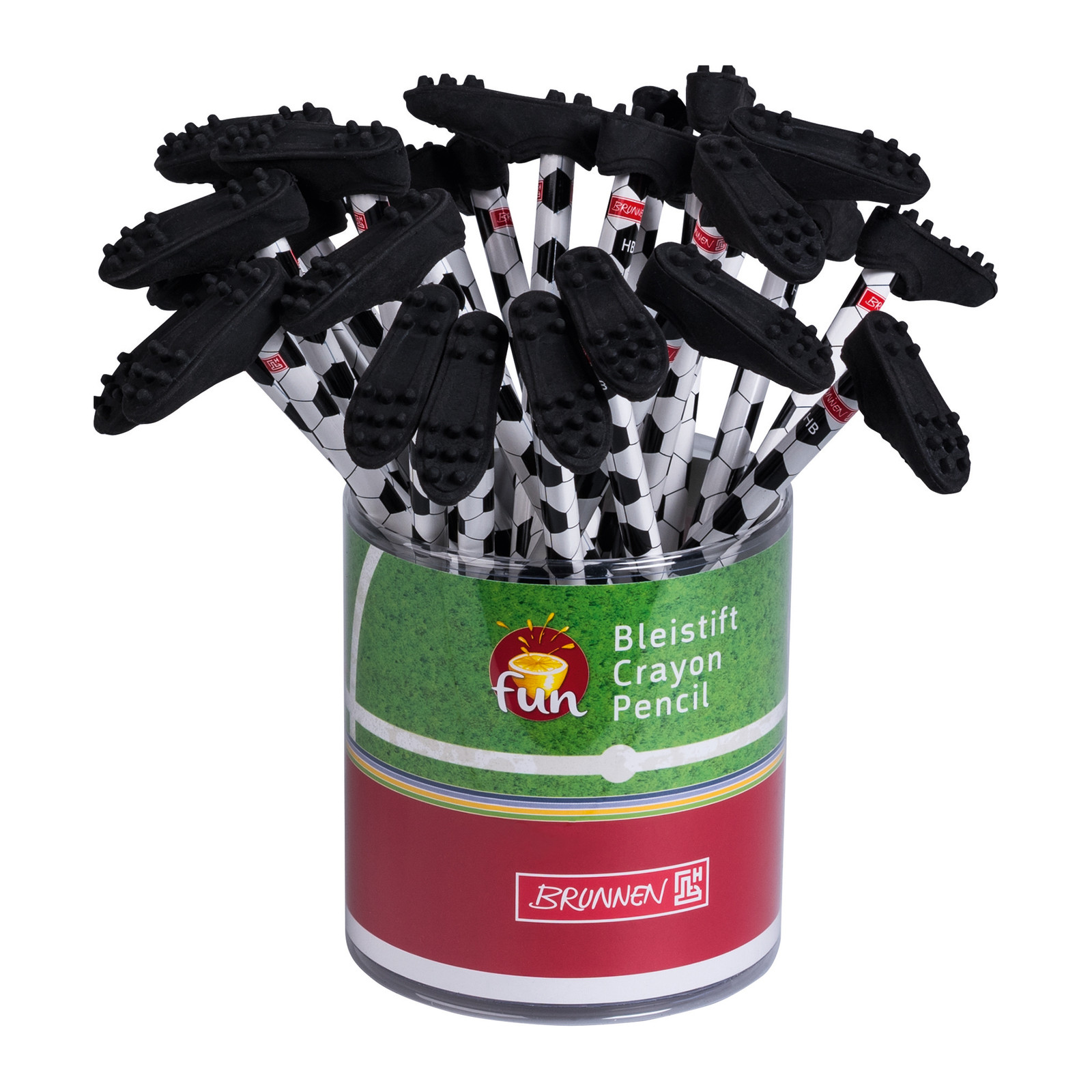 BRUNNEN Bleistift mit Radiergummi "Fußball"