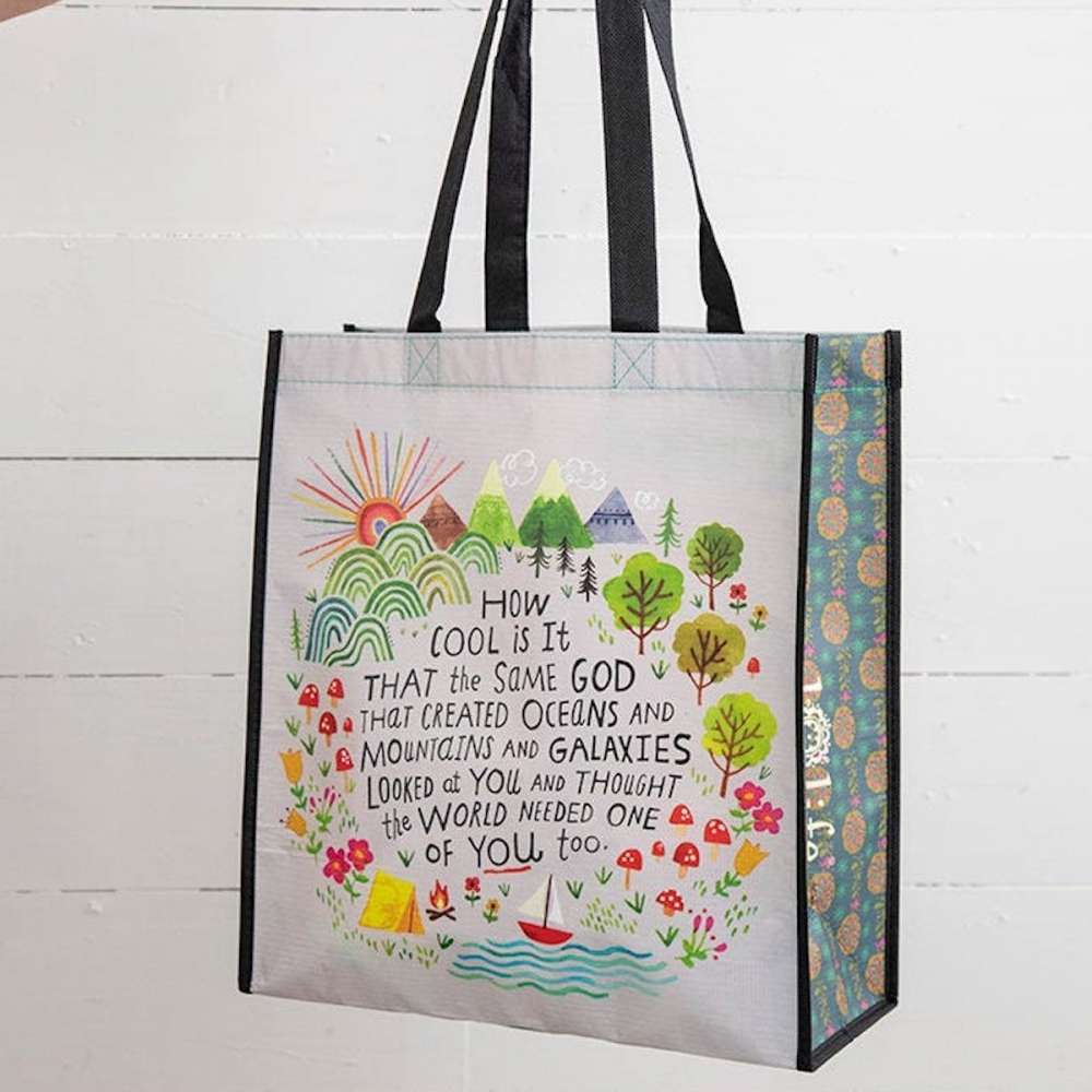 Tasche (recycelt) "how cool is God"