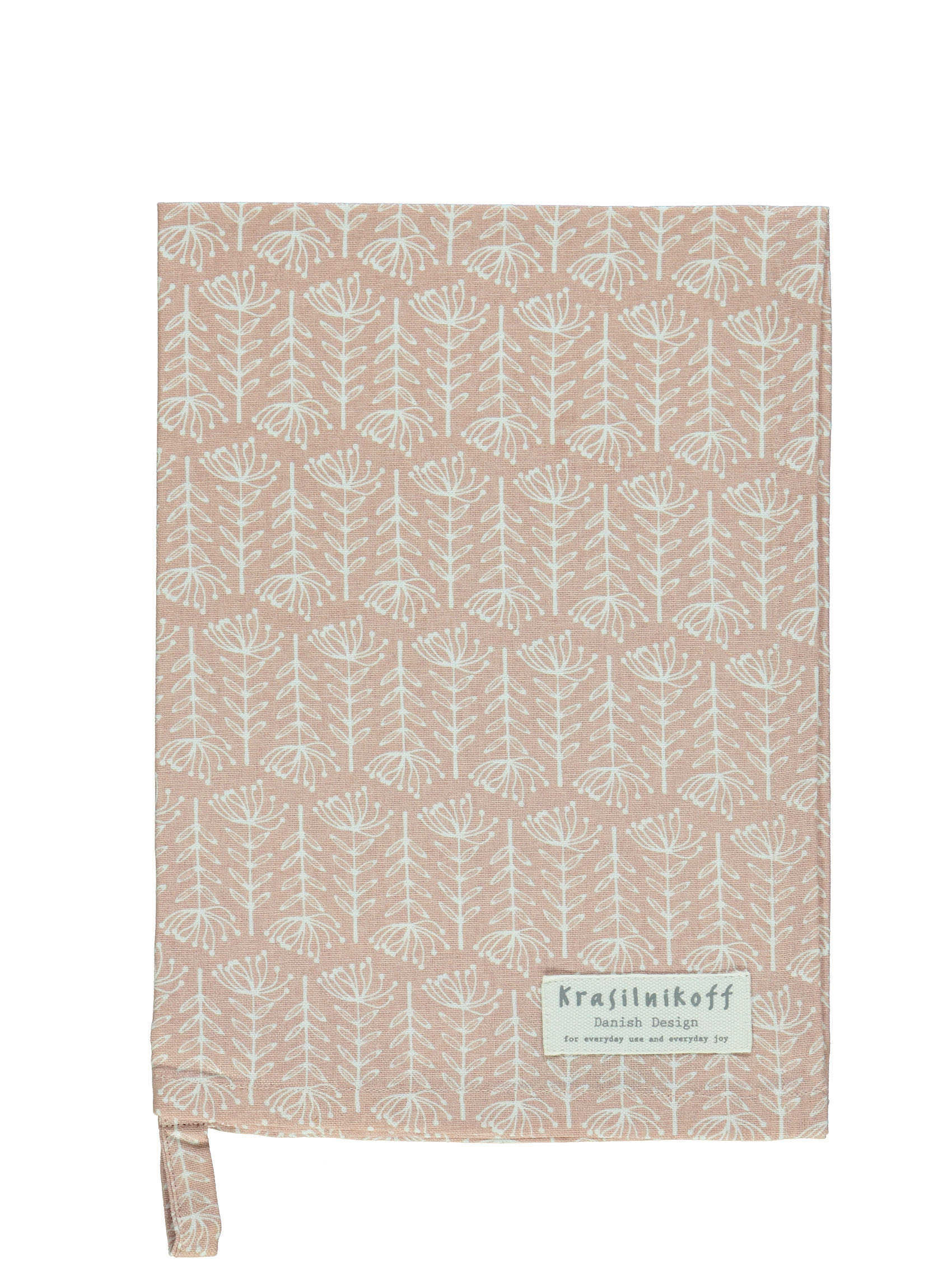 Geschirrtuch, Fancy flowers, altrosa