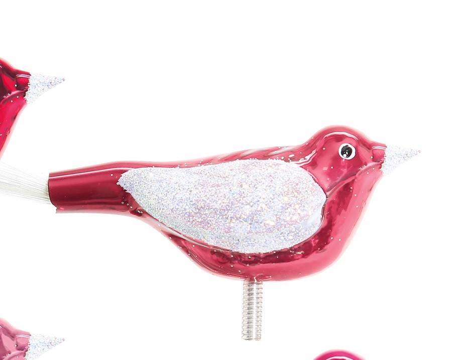 Overbeck and Friends Christbaumschmuck Vogel hellrot
