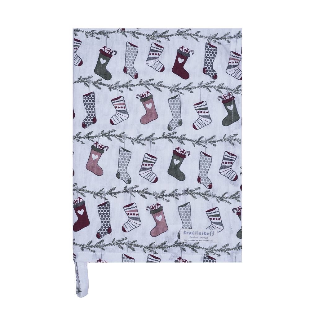 Geschirrtuch, "Christmas stockings" Weihnachtssocken