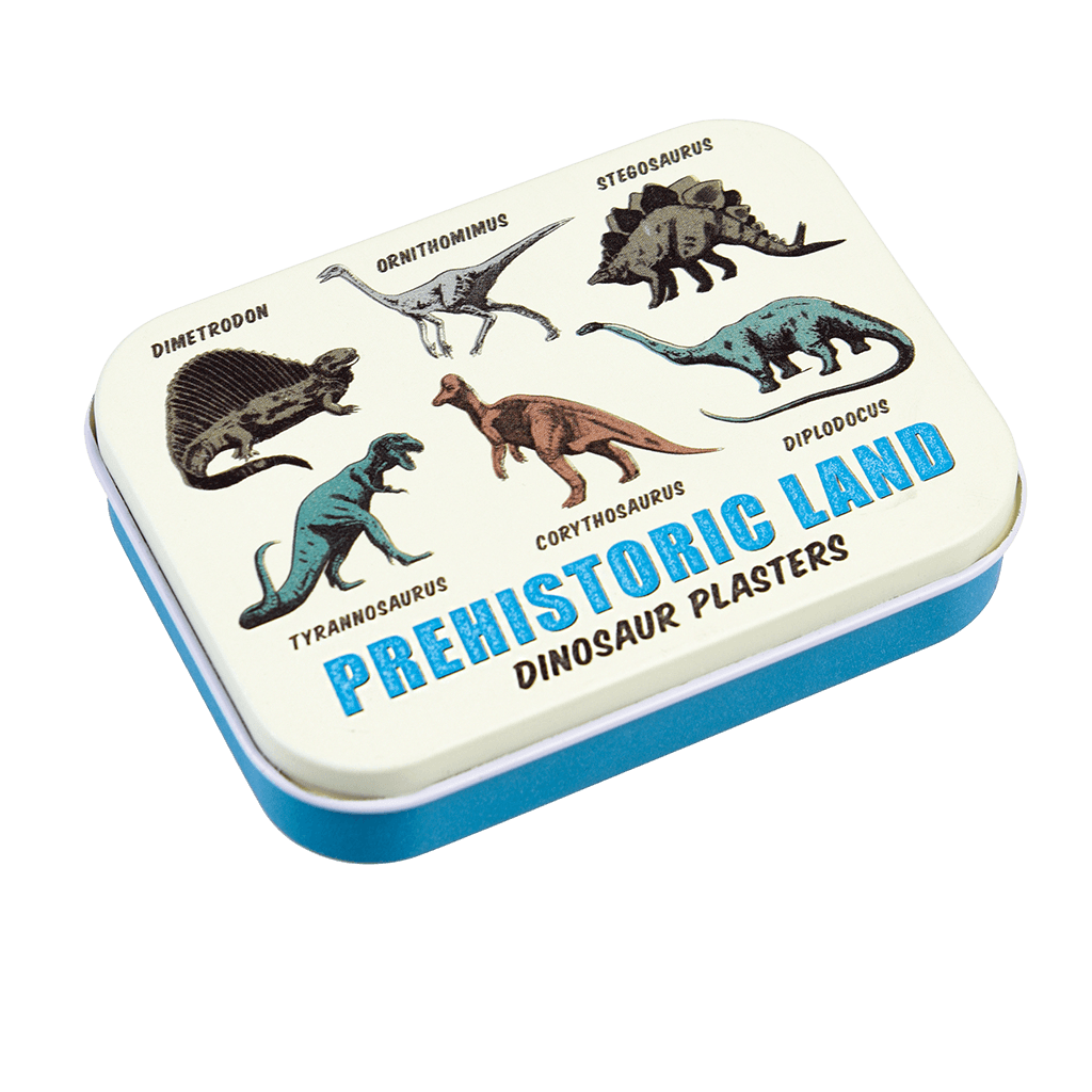 Pflaster in Metall-Box Dinosaurier "prehistoric land"