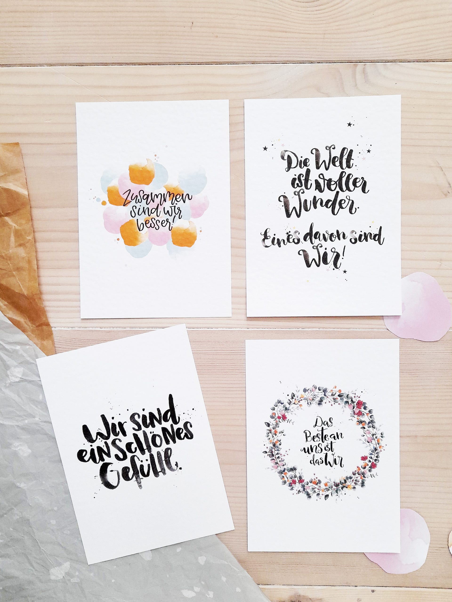 Postkarte "Das Beste an uns ist das Wir"