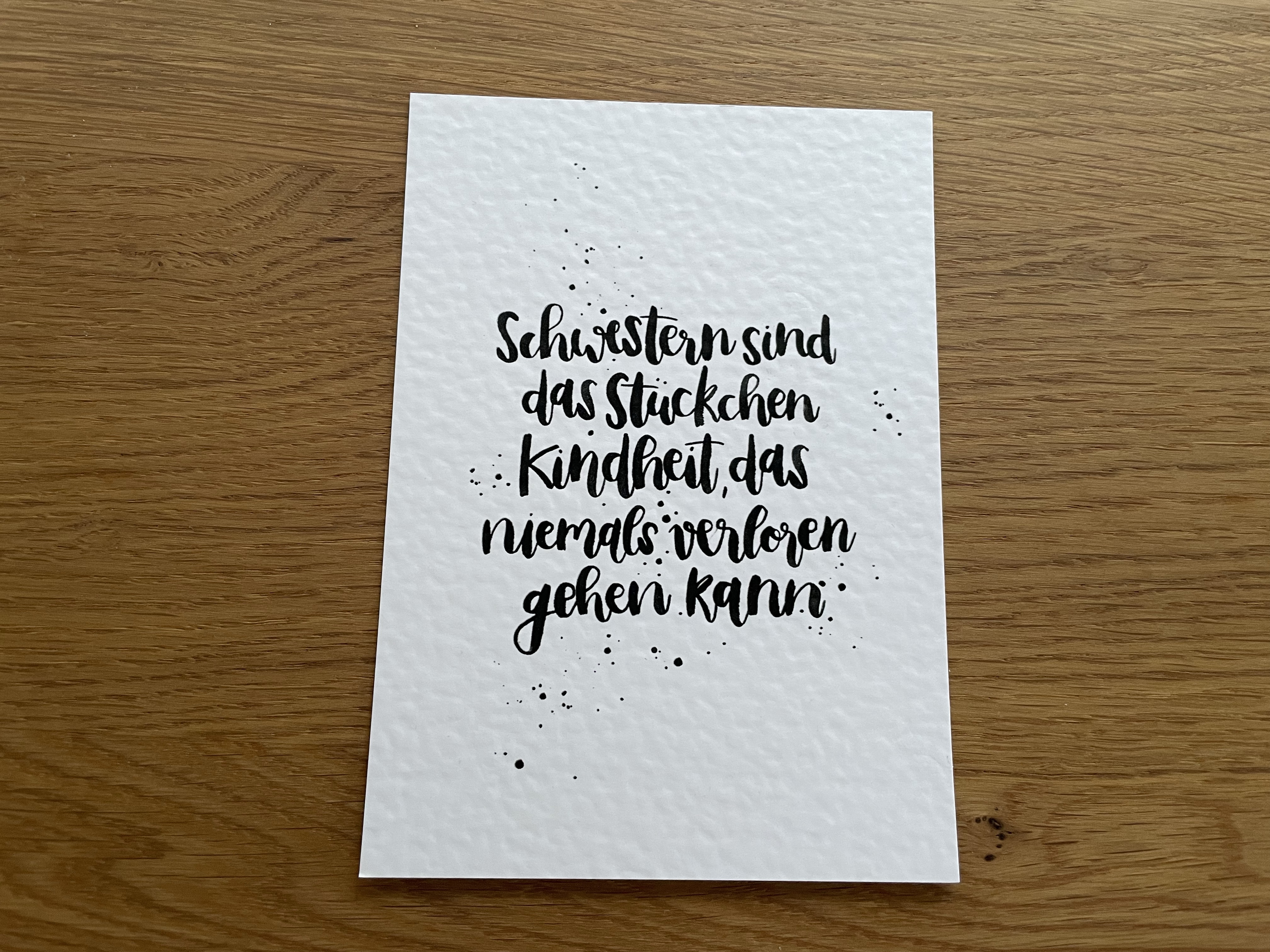 Postkarte "Schwestern"
