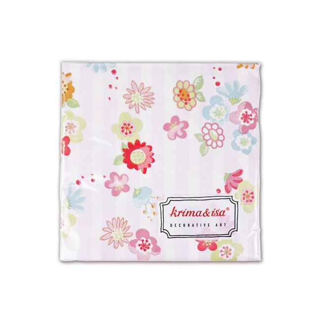 krima&isa Servietten Blumenallerlei