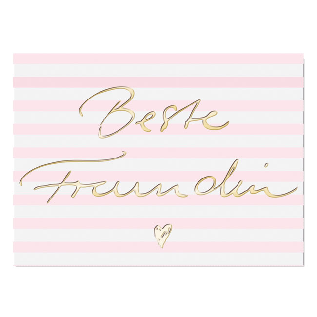 krima&isa Postkarte beste Freundin