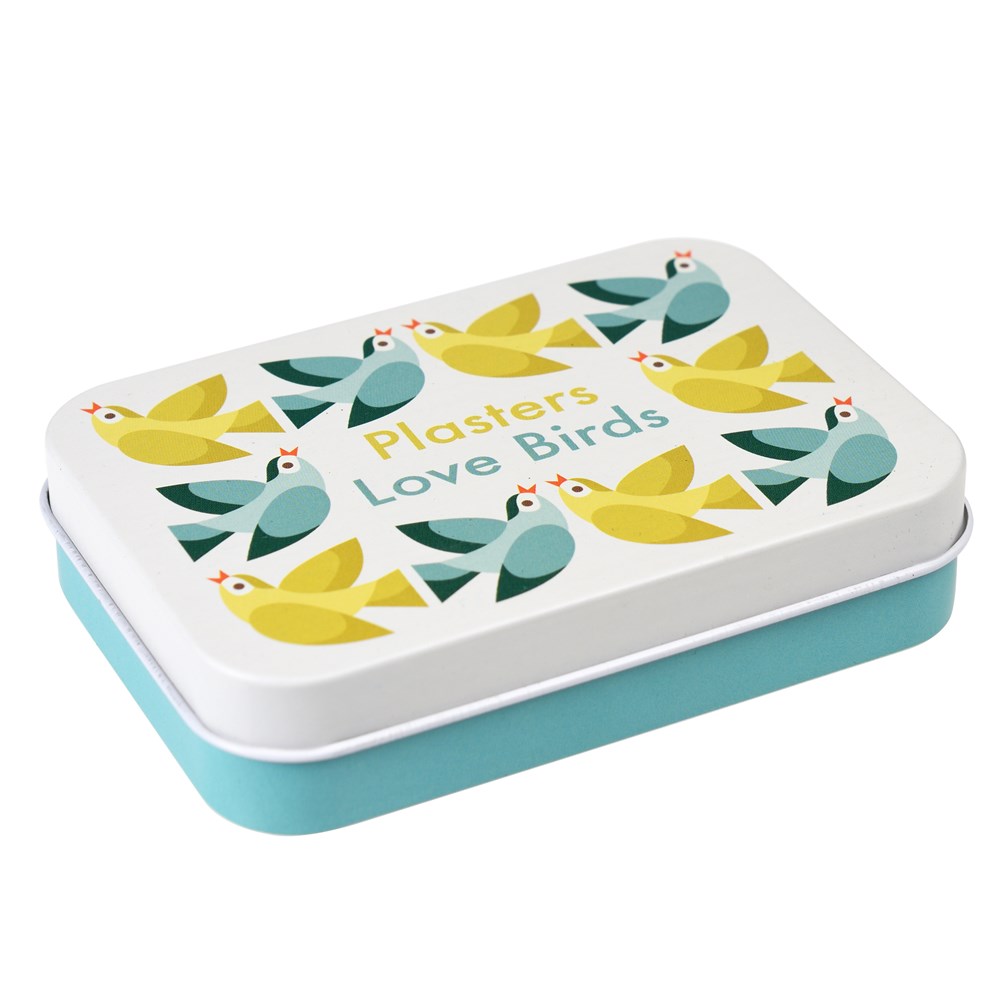 Pflaster in Metall-Box "Love Birds", Vögel