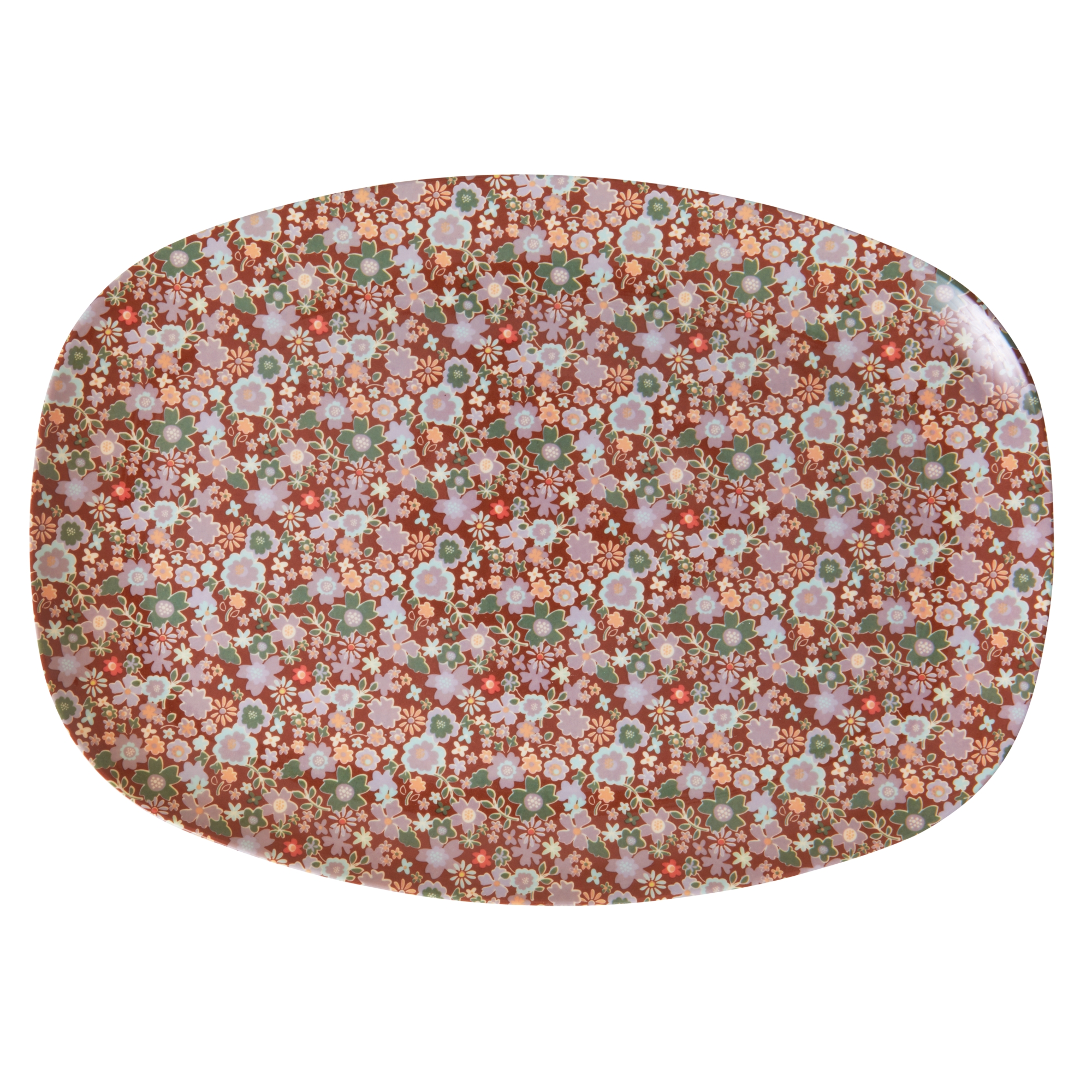 Platte "Fall Flowers" mit bunten Herbstblumen
