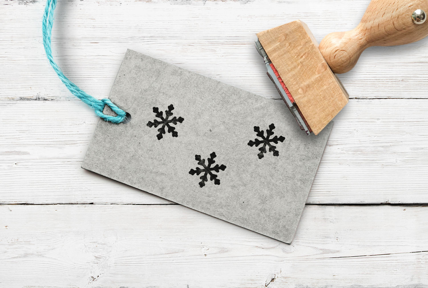 Stempel Schneeflocke Variante 1, 13 mm
