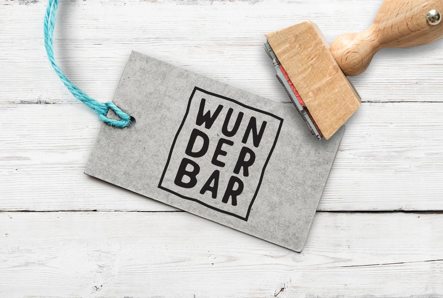 Stempel "Wunderbar", 43 mm