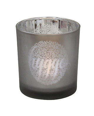 Windlicht "hygge" grau, klein
