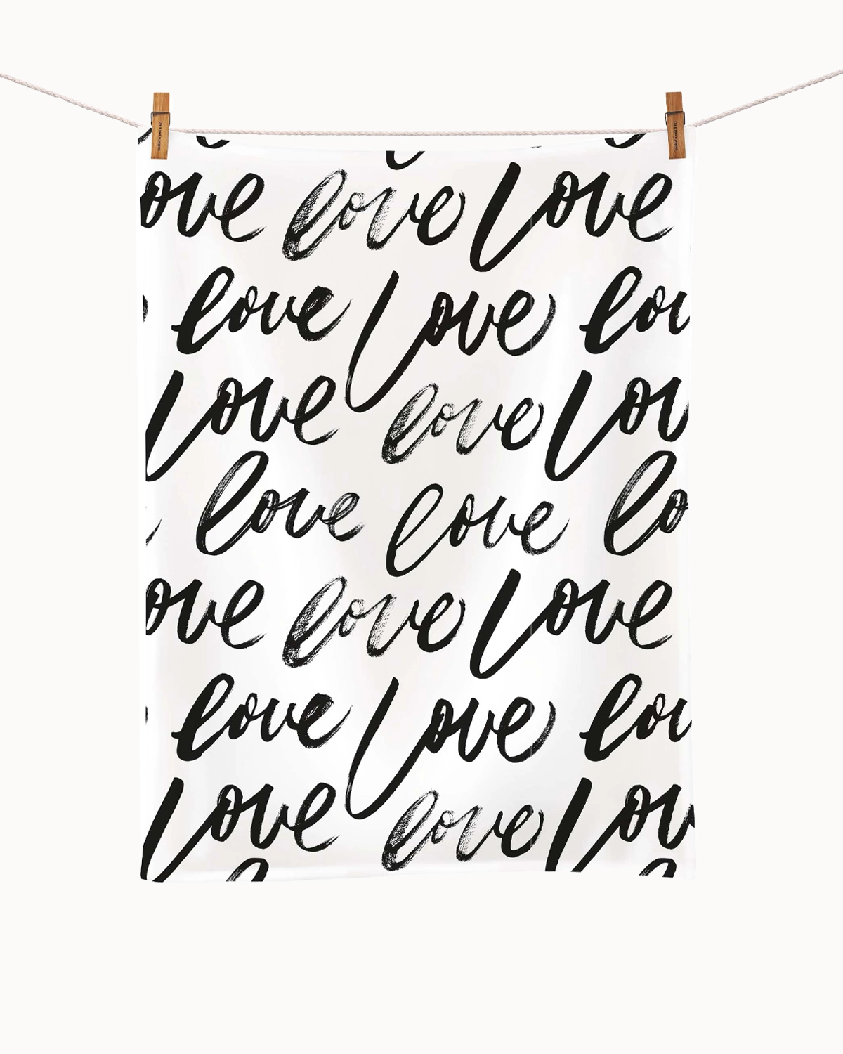Geschirrtuch "love"