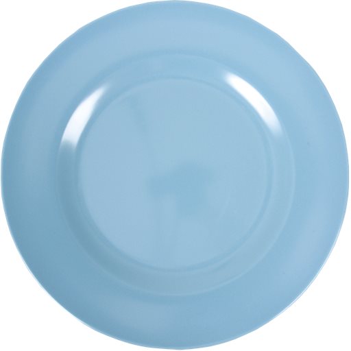 Teller (groß) aus Melamin, blau