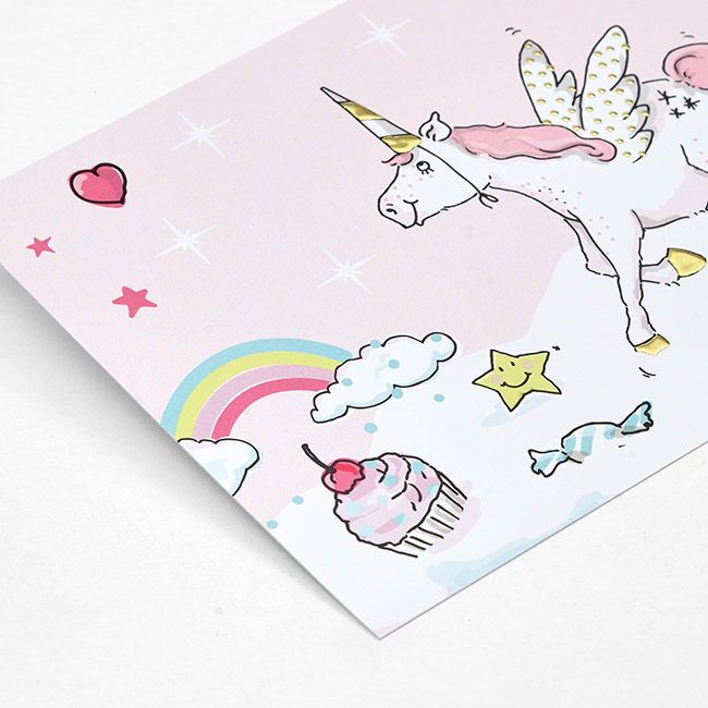 krima&isa Postkarte Einhorn
