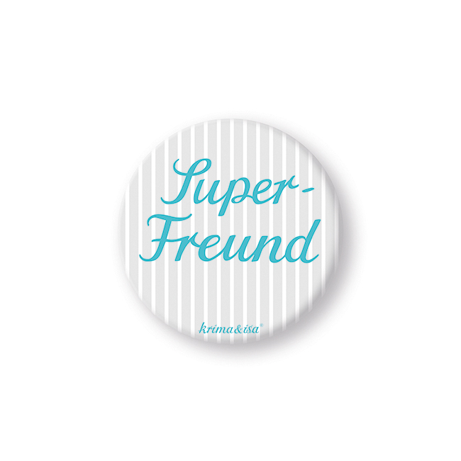 krima&isa Button Super-Freund