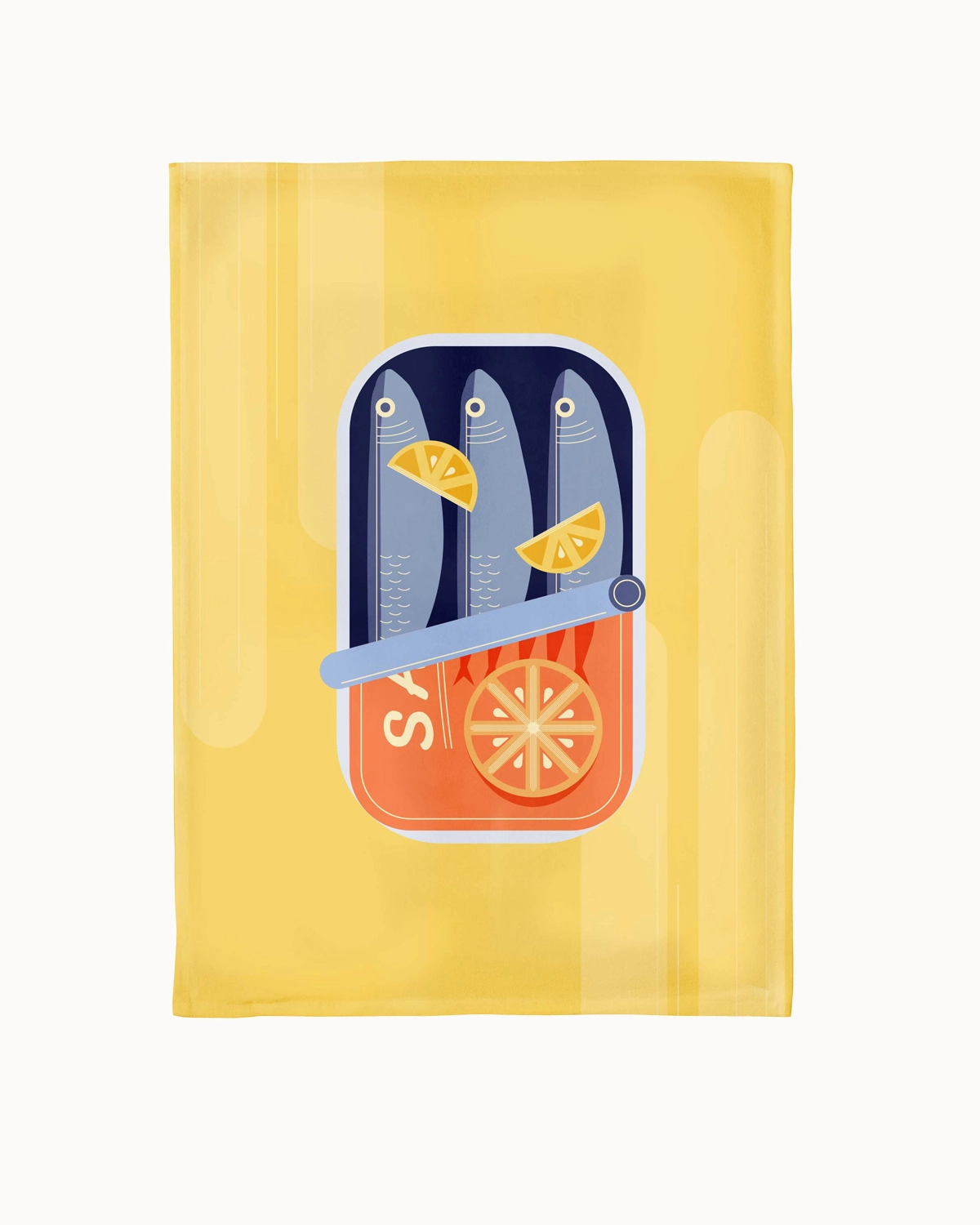 Geschirrtuch "sardines for dinner - Sardinendose"