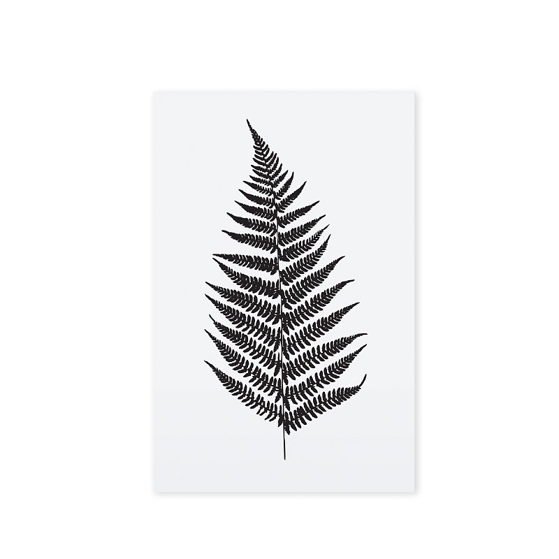 Postkarte "Farn" von Tafelgut