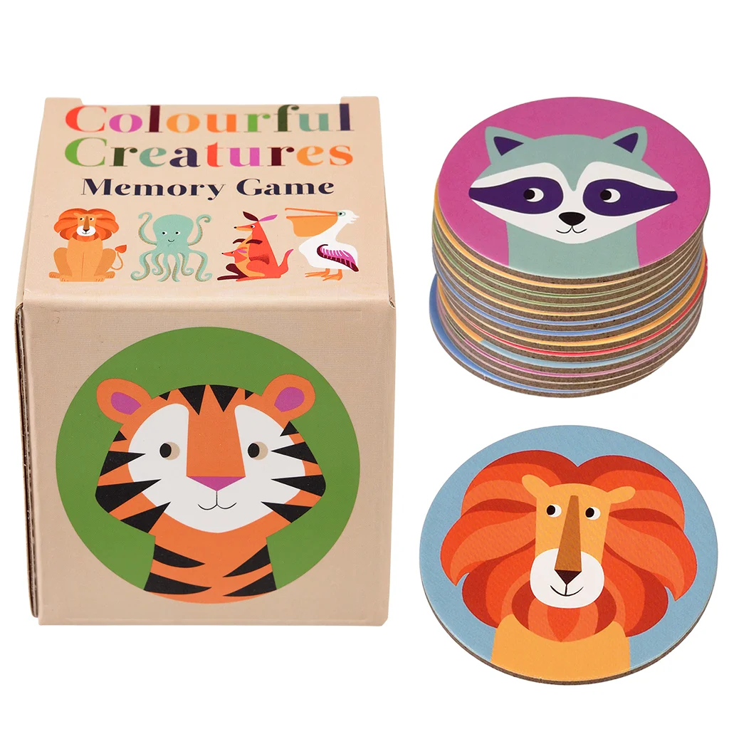 Memory Spiel "Colourful Creatures" (24-Teilig)