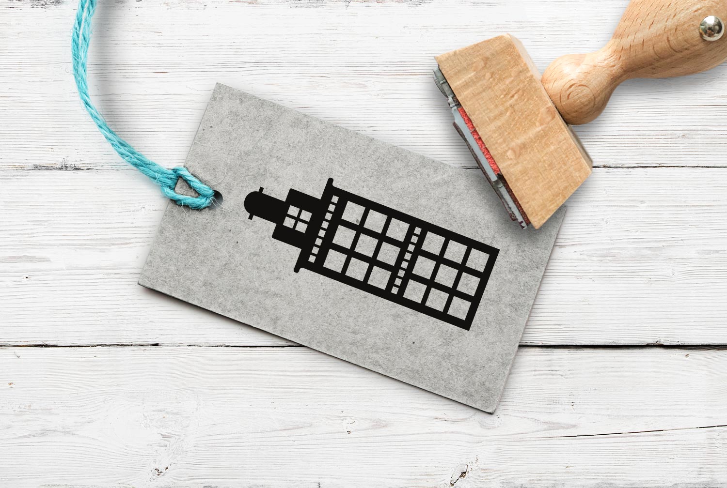 Stempel Haus 5/2, 44 mm