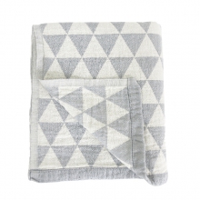 Decke/Plaid/Throw "Gray Hills" von Tafelgut