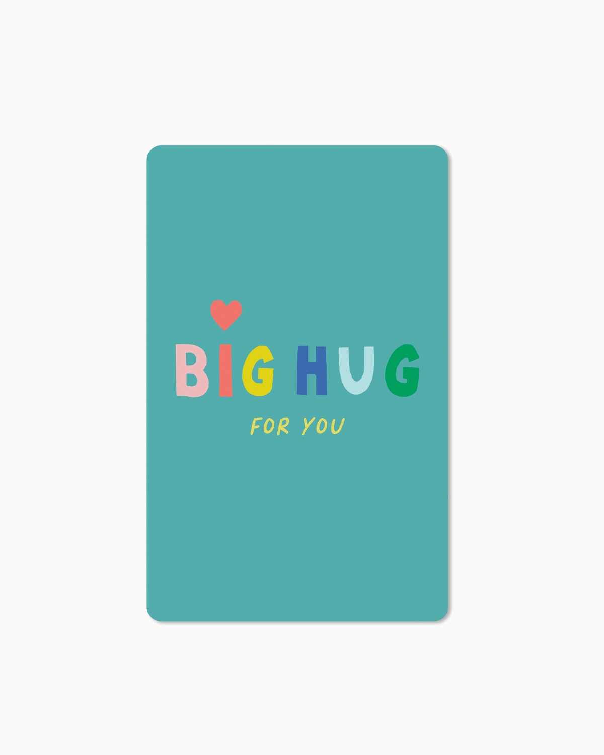 Postkarte Big Hug for you