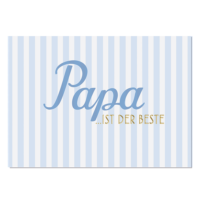 krima&isa Postkarte Bester Papa