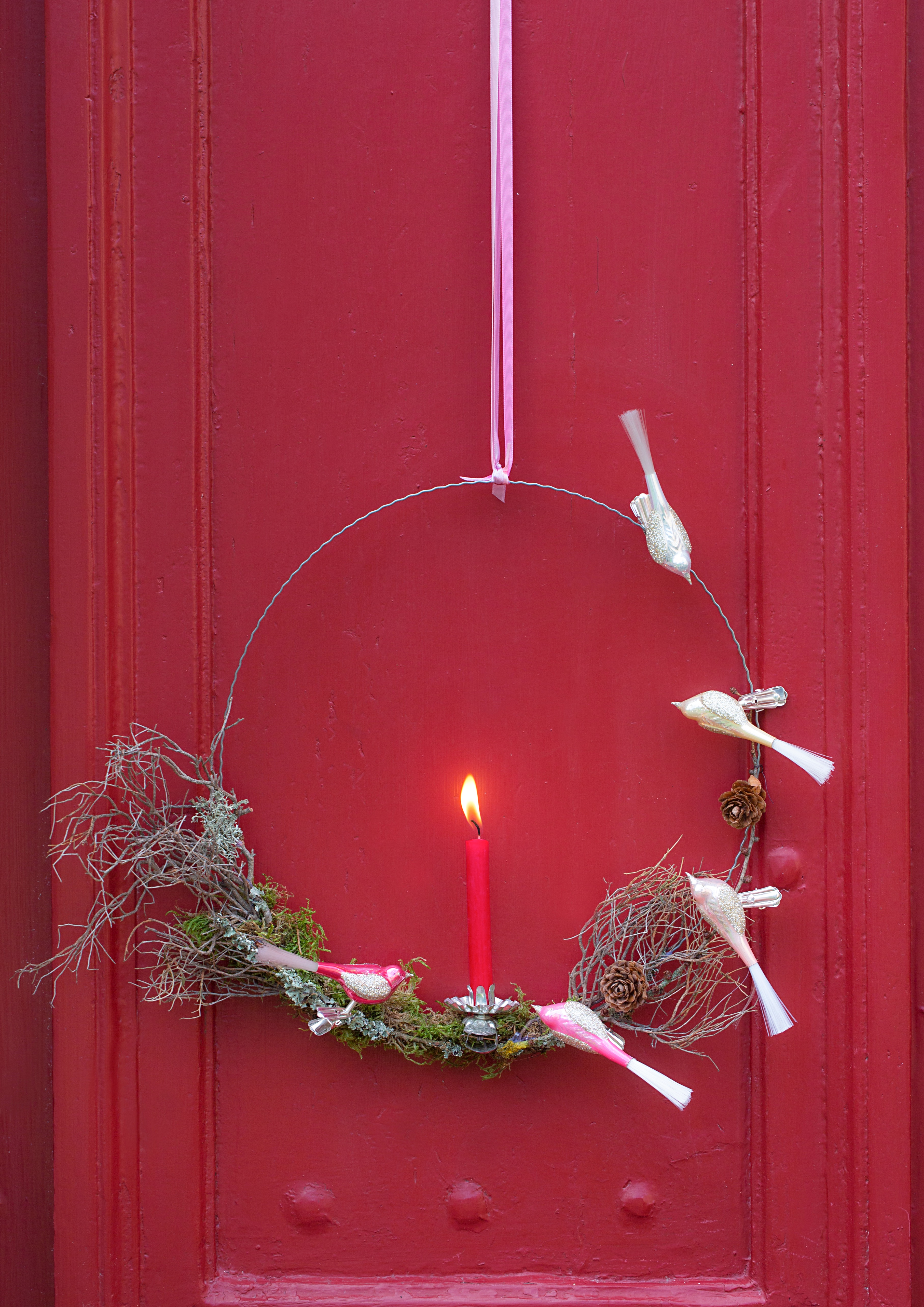 Overbeck and Friends Christbaumschmuck Vogel rot
