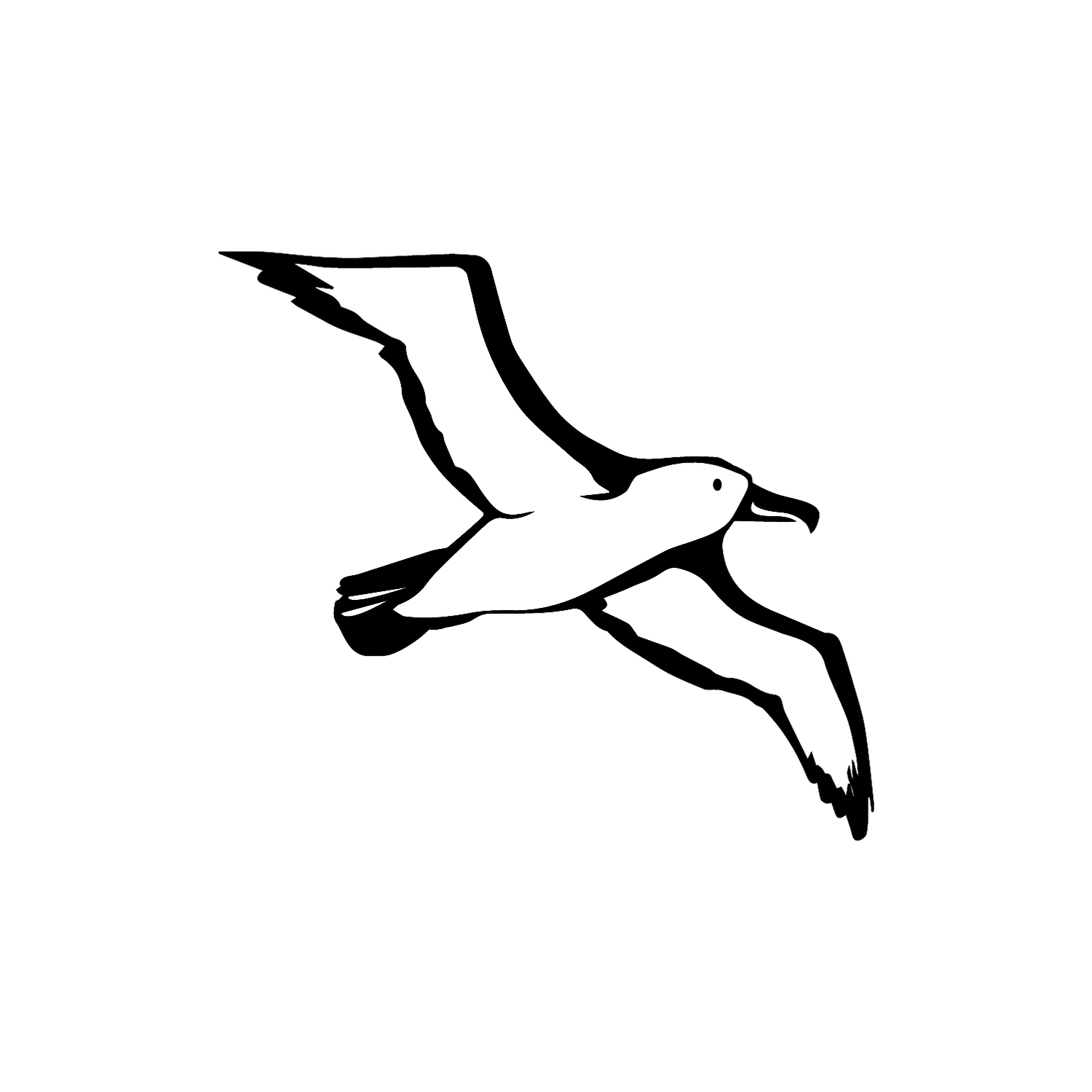 Abdruck Stempel Albatros/Möwe, 12 mm