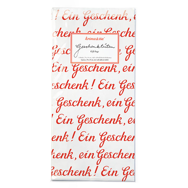 krima&isa 6 kleine Geschenktüten "Ein Geschenk, ein Geschenk!"
