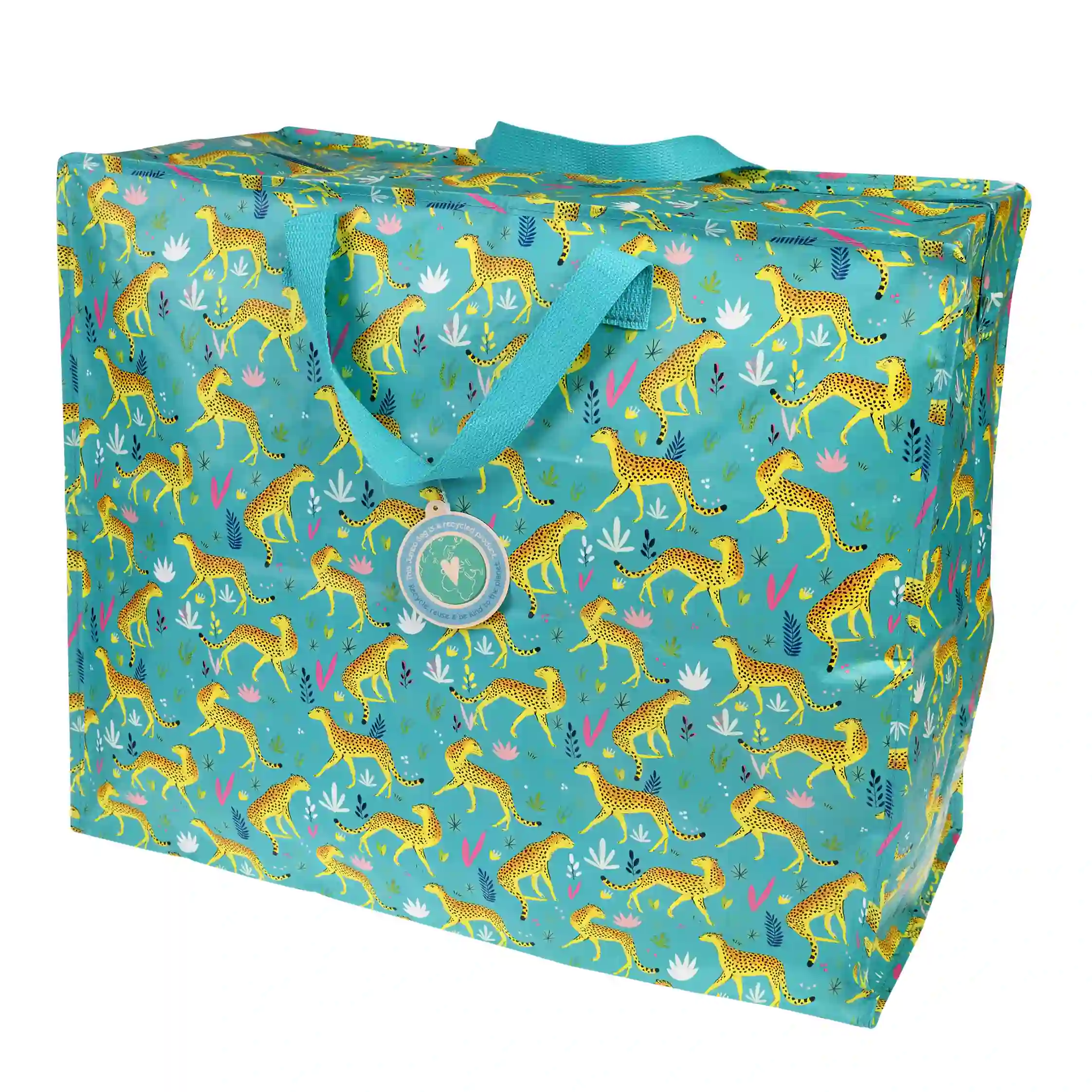 Große Tasche mit Leoparden