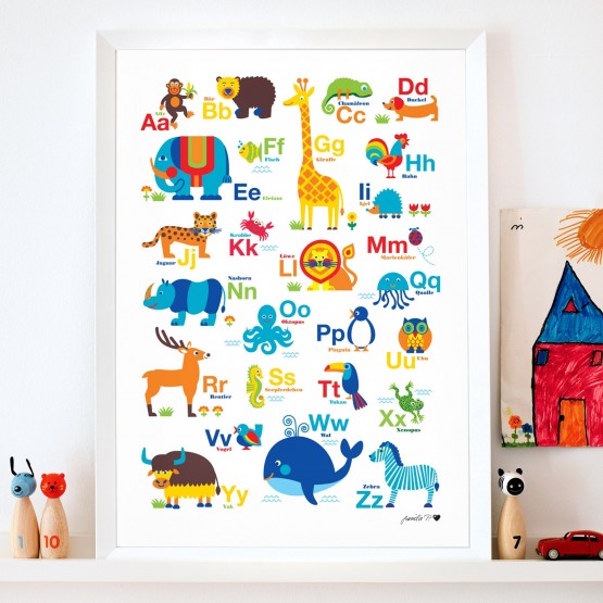 byGraziela Poster, ABC Tierposter