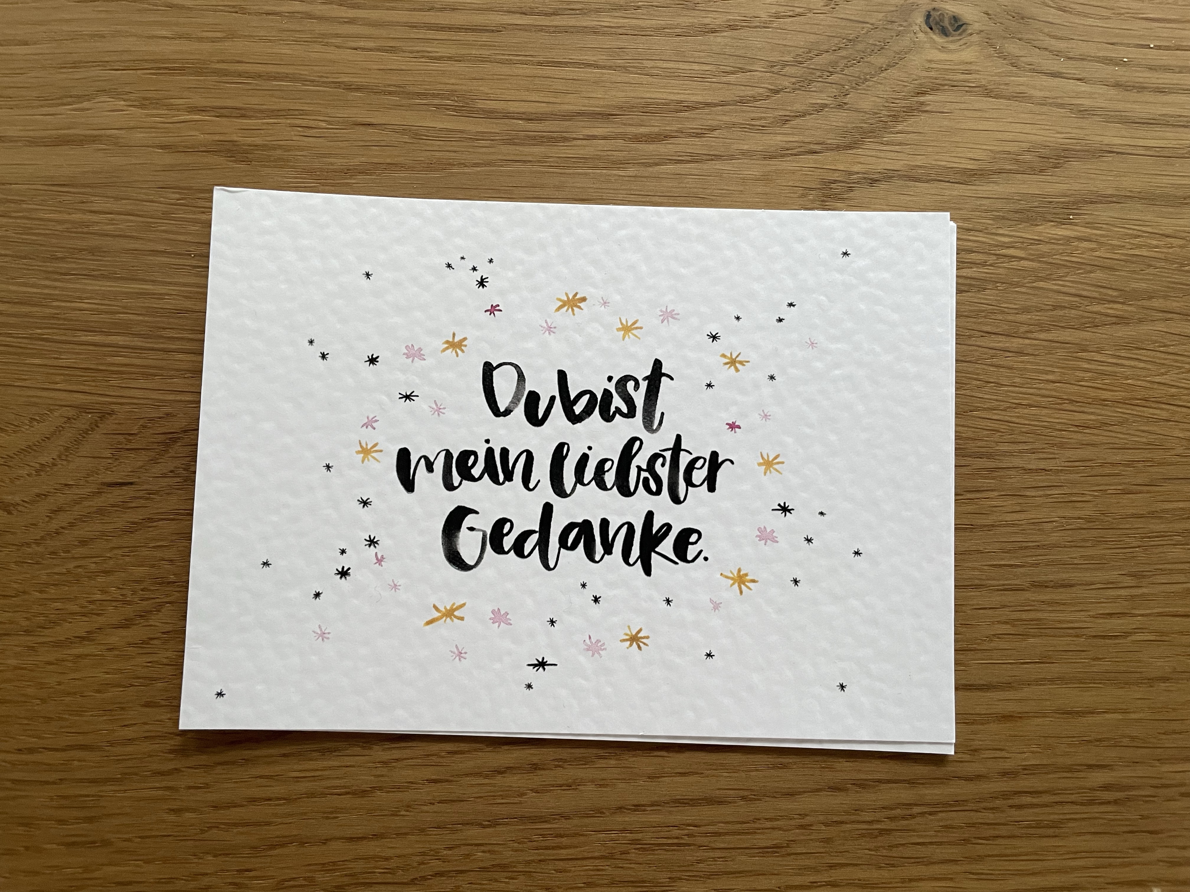 Postkarte "Du bist mein liebster Gedanke"