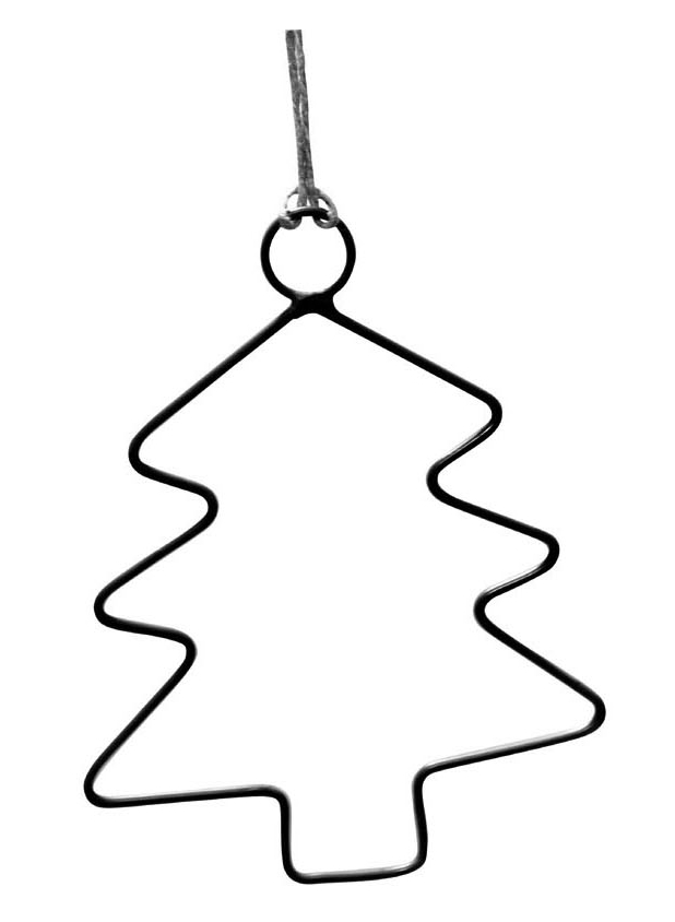 Anhänger von Krasilnikoff aus Zink, Tannenbaum