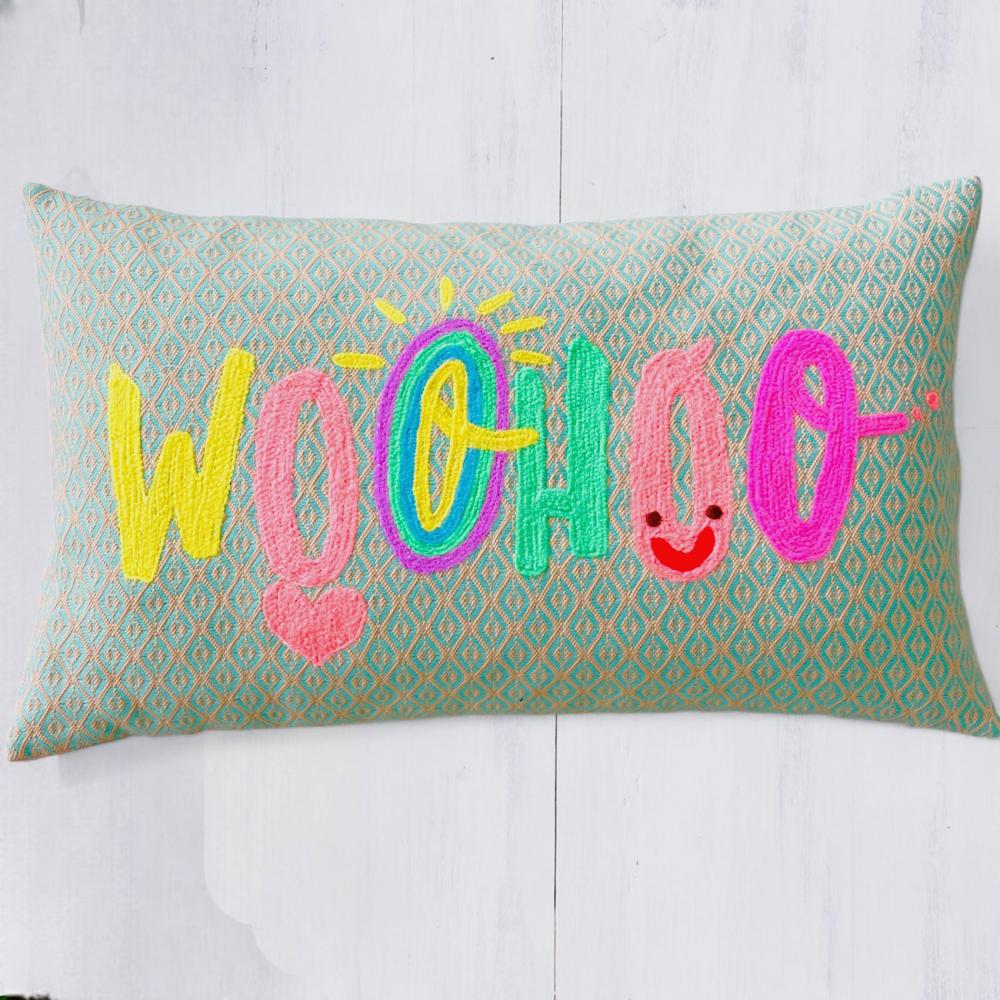 Kissen "Woohoo"