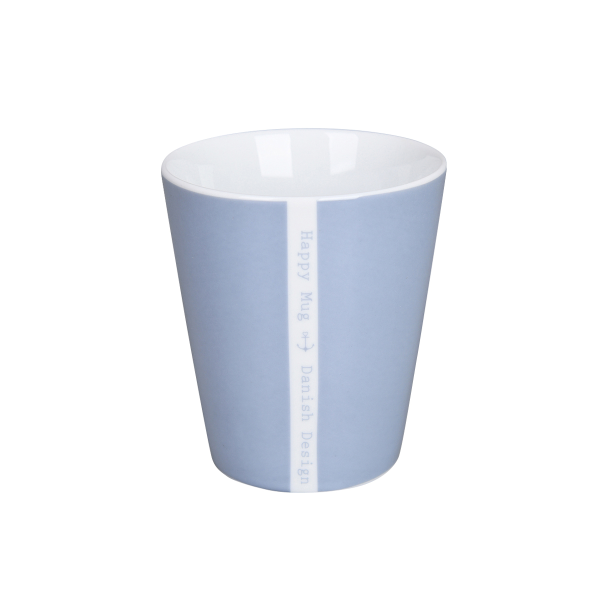 Tasse hellblau, "Papierboot-/schiffchen", Happy mug