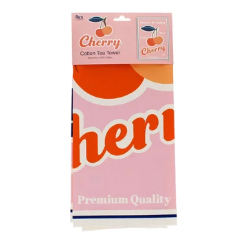 Geschirrtuch Kirschen "Cherry", rosa/weiß/rot